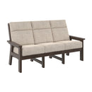 Charleston High Back Sofa - Chocolate