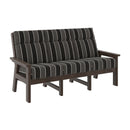 Charleston High Back Sofa - Chocolate