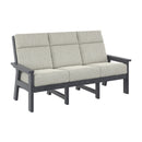 Charleston High Back Sofa - Slate Grey