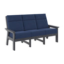 Charleston High Back Sofa - Slate Grey