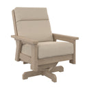 Charleston High Back Swivel Arm Chair - Beige
