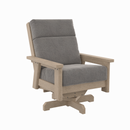Charleston High Back Swivel Arm Chair - Beige