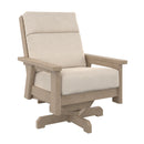 Charleston High Back Swivel Arm Chair - Beige