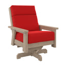 Charleston High Back Swivel Arm Chair - Beige