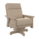 Charleston High Back Swivel Arm Chair - Beige
