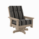 Charleston High Back Swivel Arm Chair - Beige